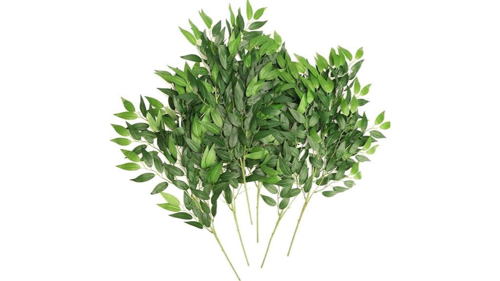 artificial green leaf garland