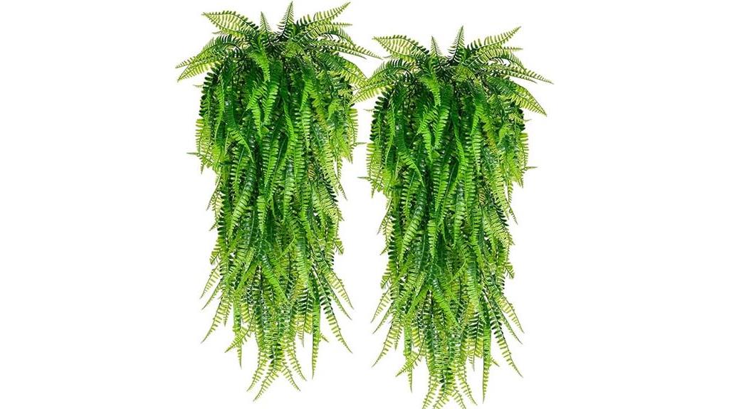 artificial hanging vine ferns