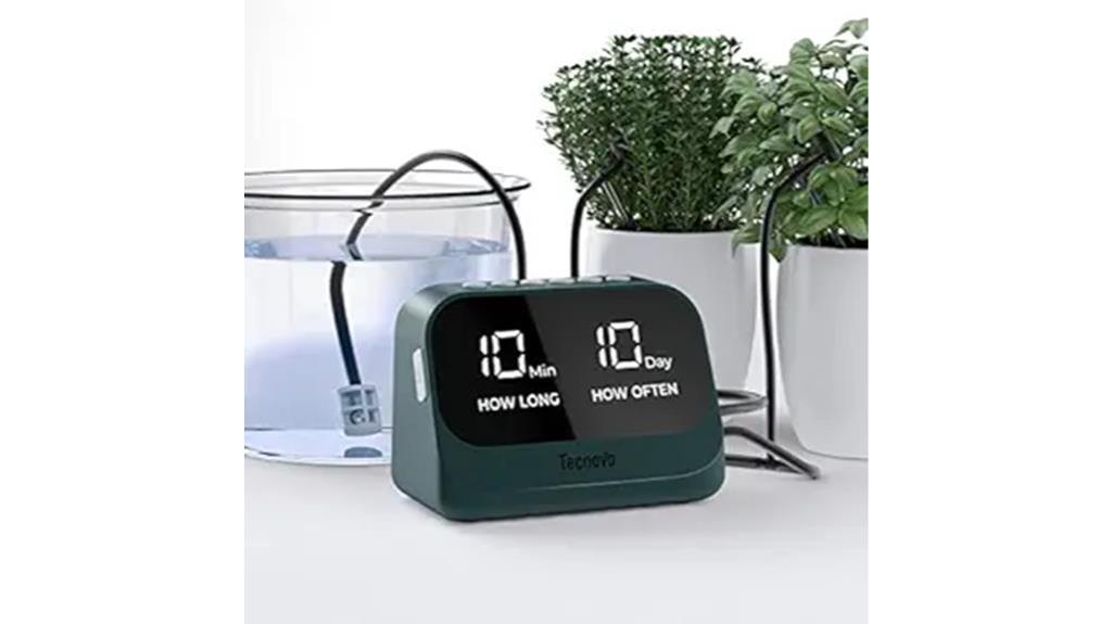 automated watering system with timer