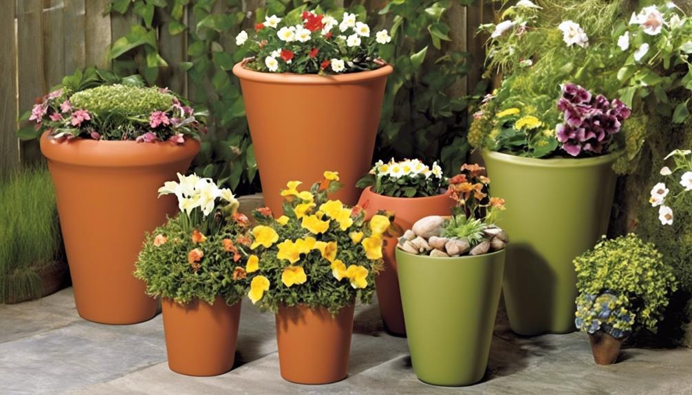 choices for self watering containers