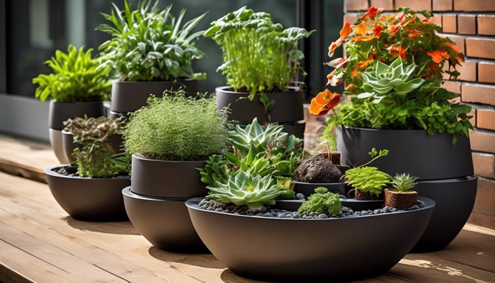 choosing wicking pots for plants