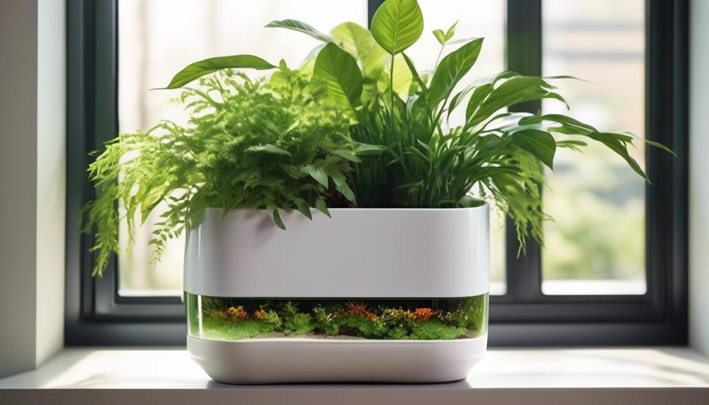 convenient self watering indoor pots