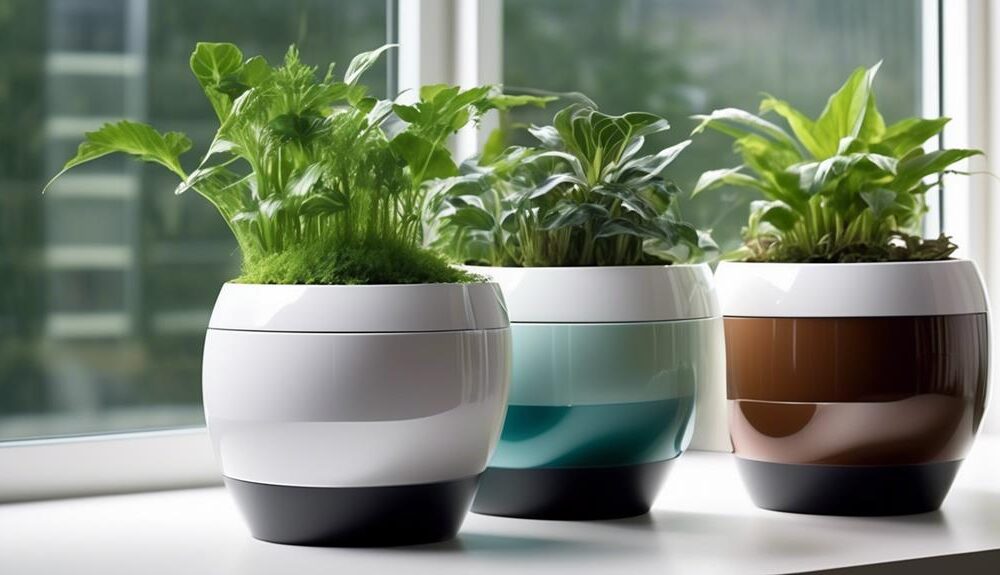 convenient self watering plant pots