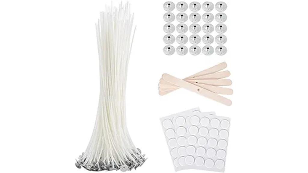 cotton wick kit for candles