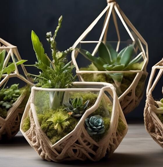creative indoor plant display