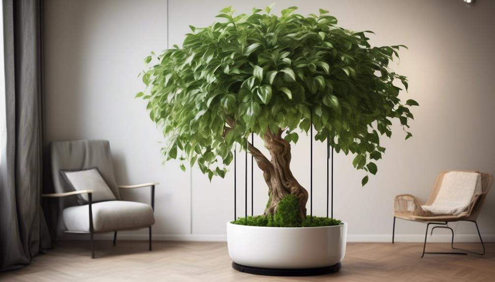 decorating with indoor trees