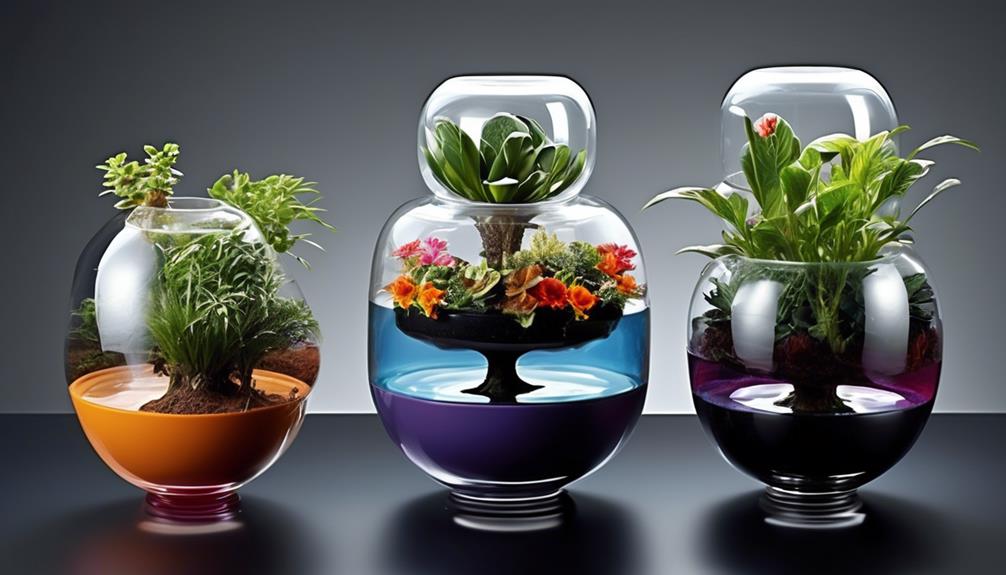 different self watering container options