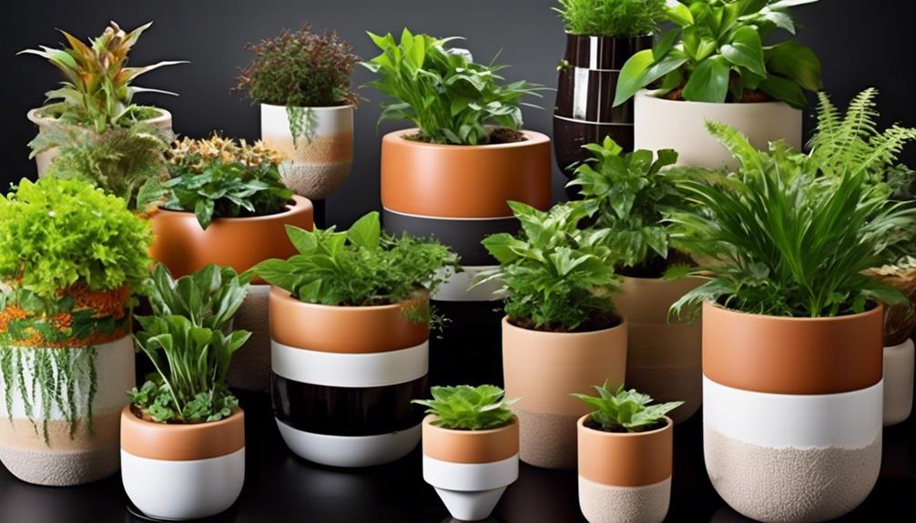 different self watering pots