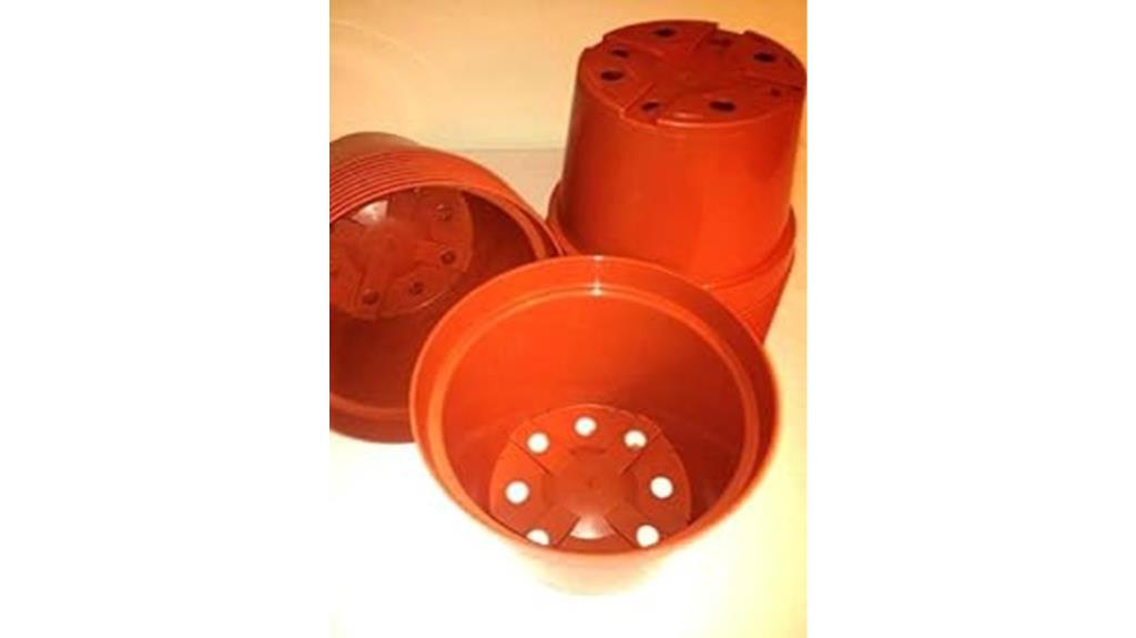 durable terracotta flower pots