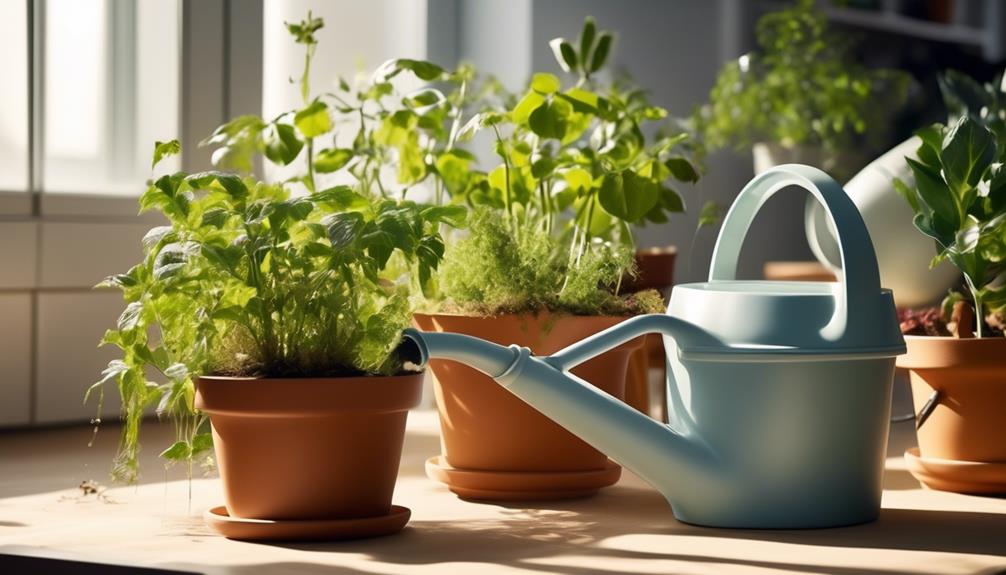 efficient self watering plant pots