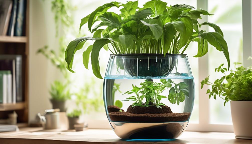 efficiently watering plants automatically
