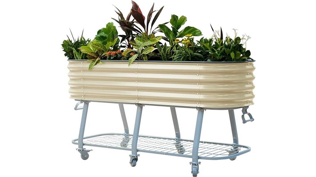 elevated self watering garden bed