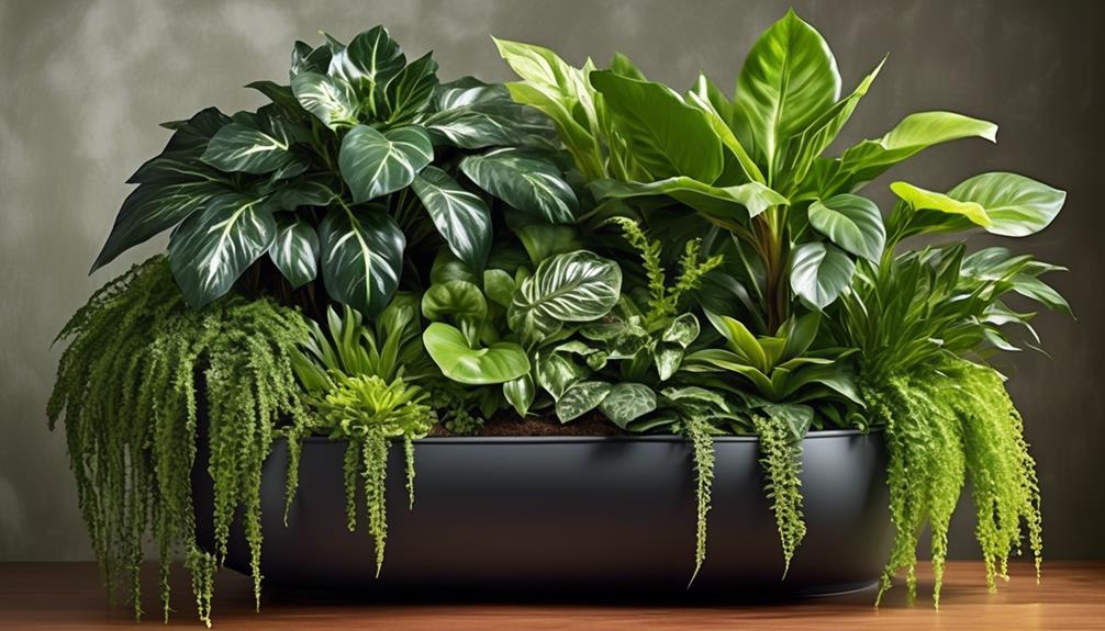 ideal plants for self watering planters