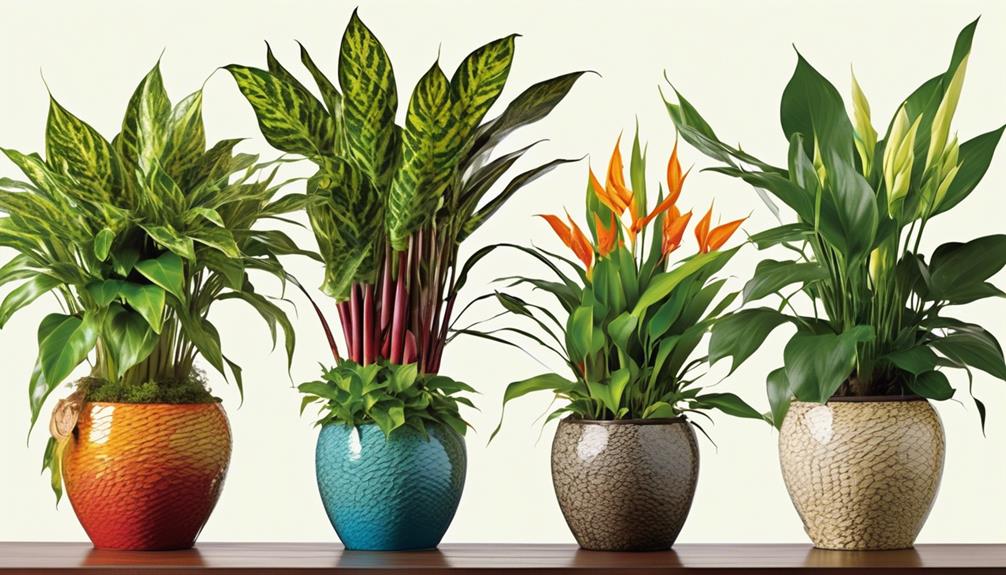 ideal plants for self watering pots