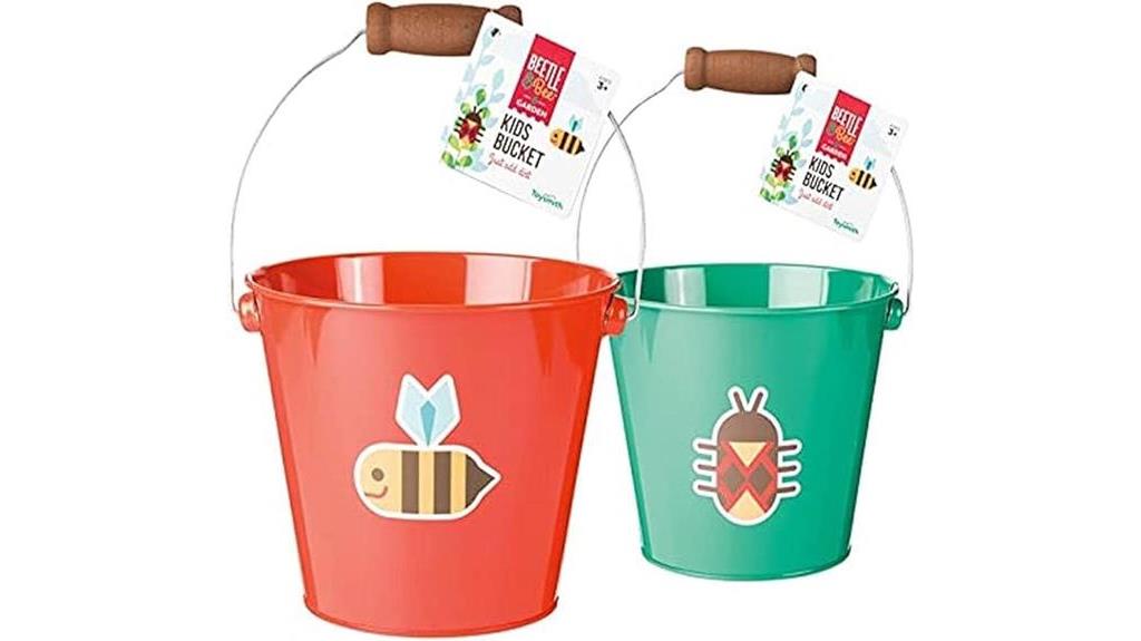 insect themed toy bucket