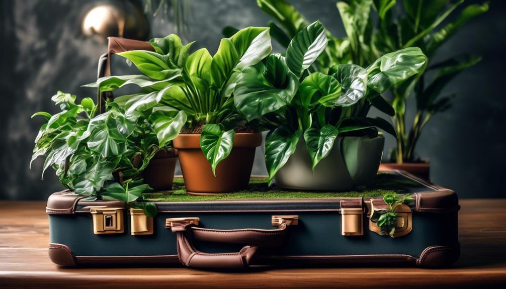 maintaining plants while traveling