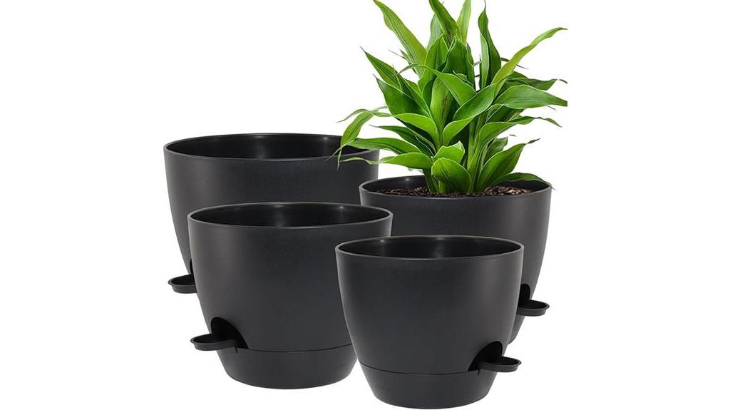 mornyray self watering plant pots