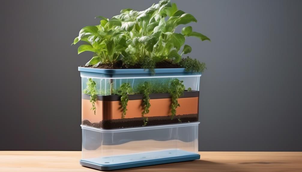 options for diy self watering planter