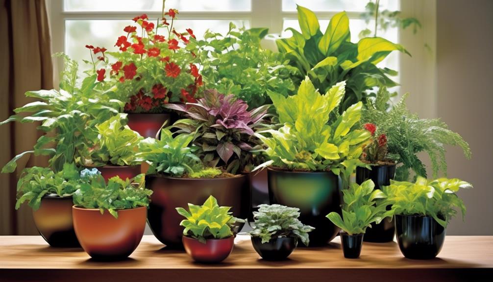 plant care in self watering pots