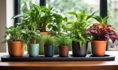 plants thrive in self watering pots