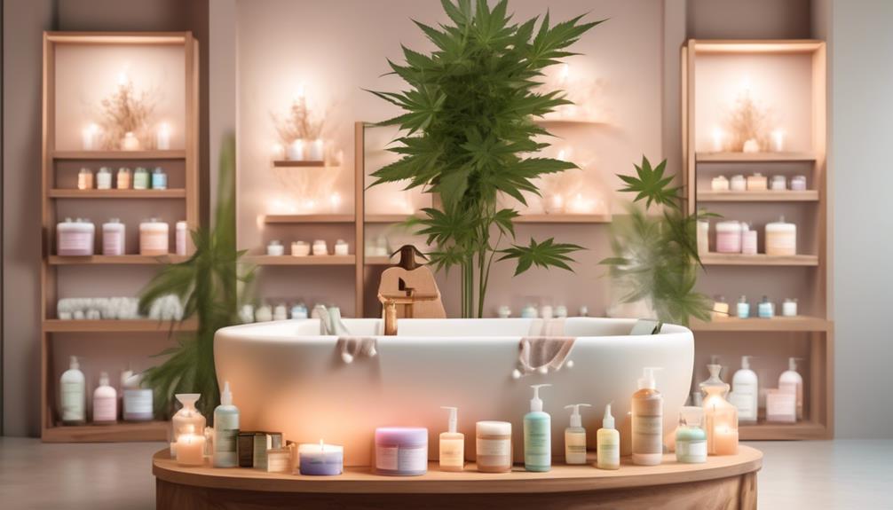 pot infused self care products