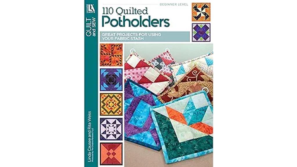 quilted potholder quilting book
