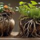 root rot and self watering pots