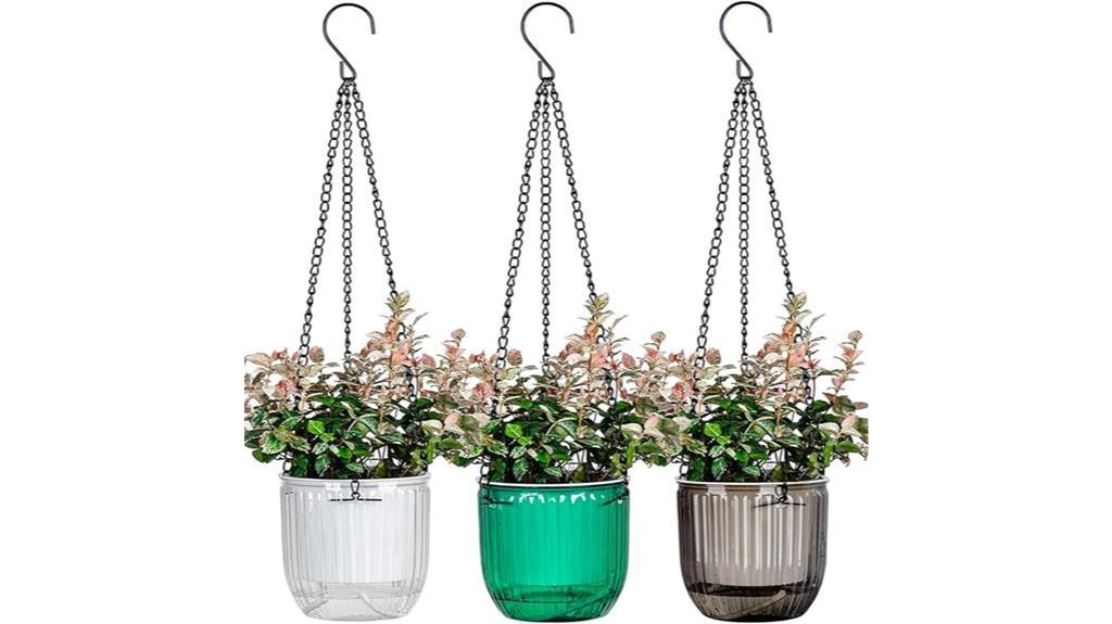 self watering hanging planters available
