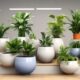 self watering indoor plant pots