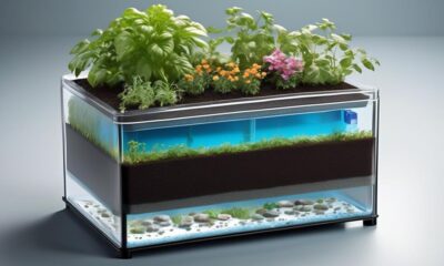 self watering plant container mechanism