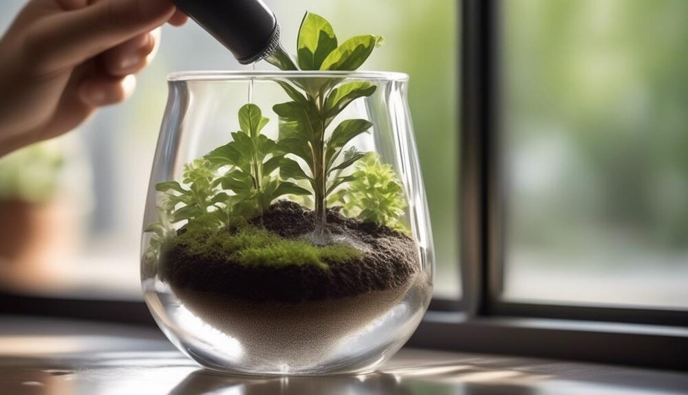 self watering plant pot