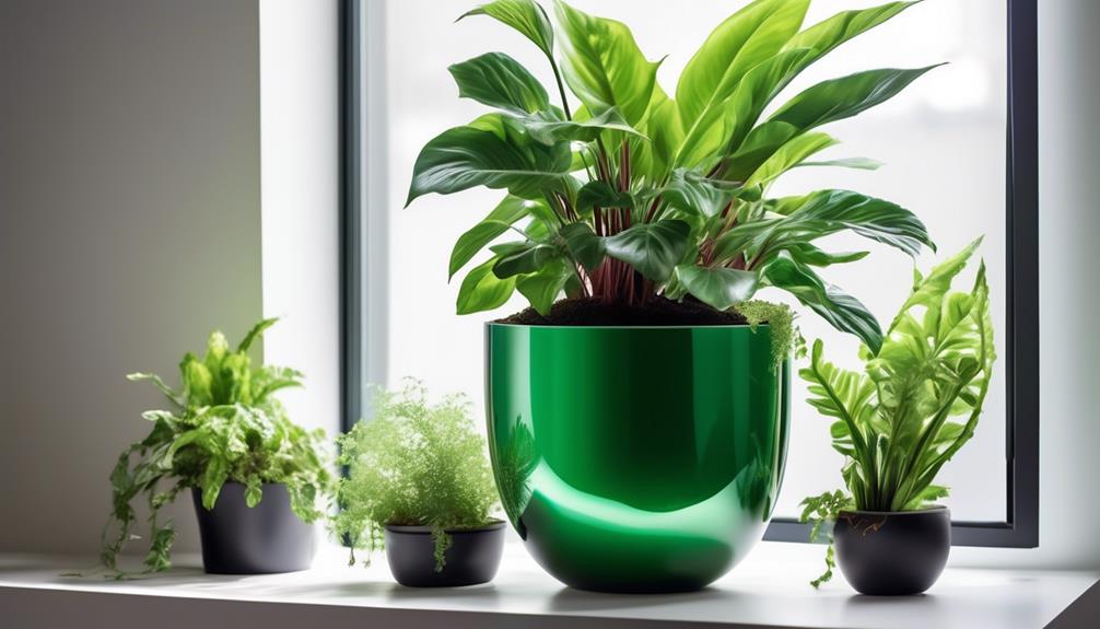 self watering plant pots