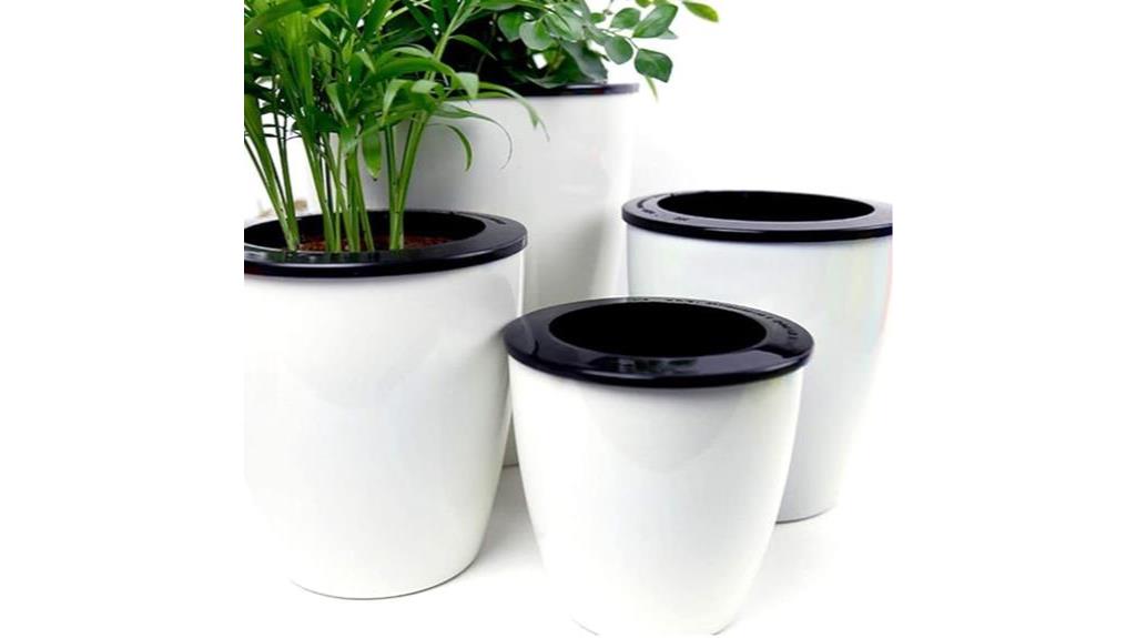 self watering planter for plants