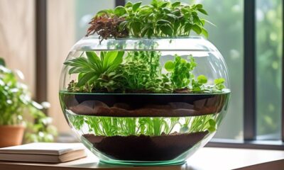 self watering planter pot mechanism