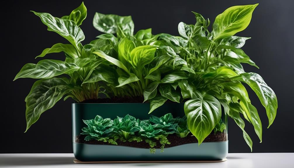 self watering planters for healthy plants