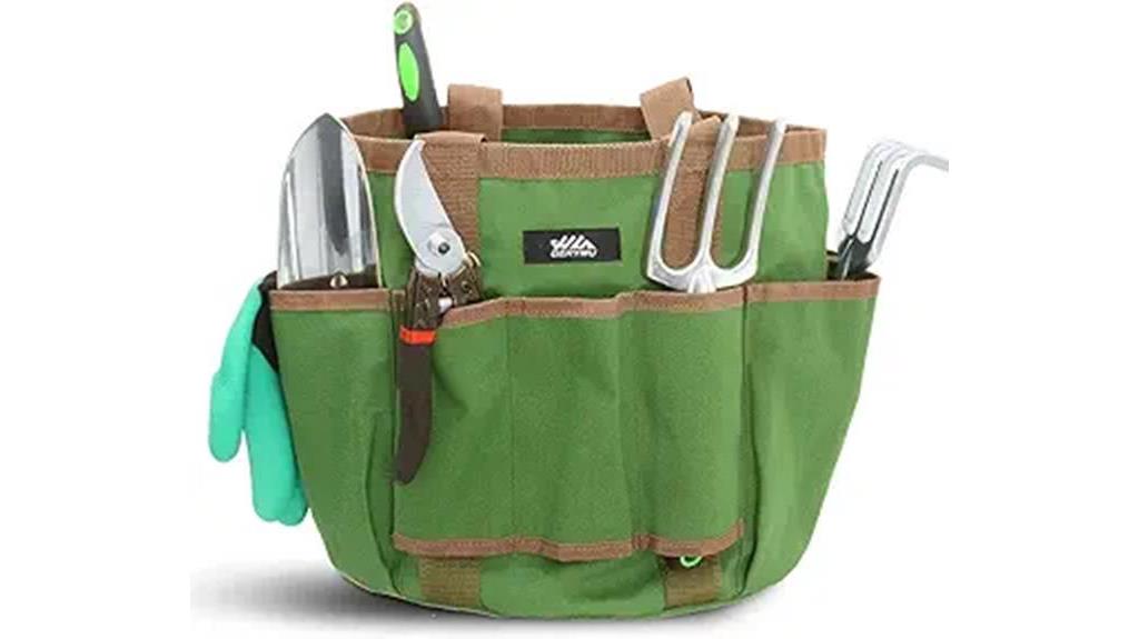 stylish and practical gardening tote