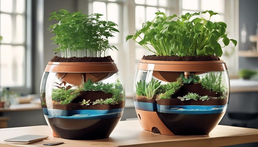 the science of self watering pots