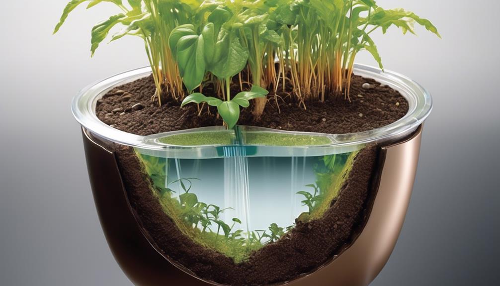 understanding self watering pot mechanism