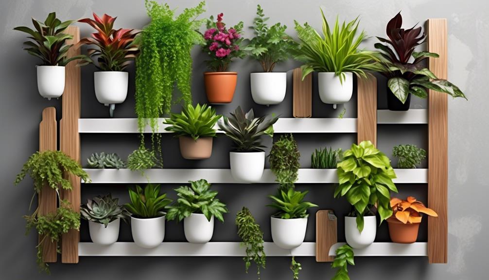 vertical wall hangers for plants