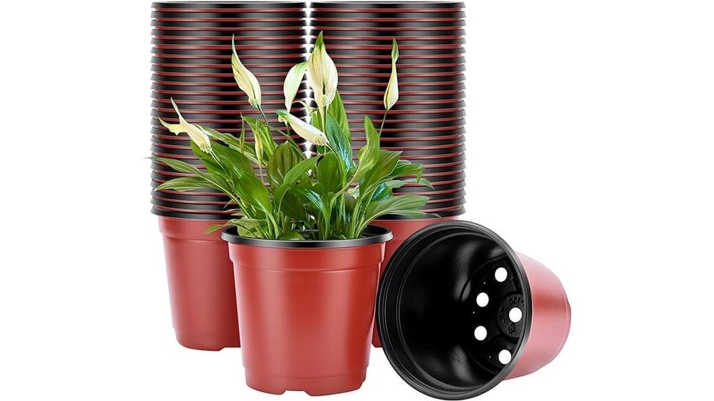 vivosun plastic planter nursery pots