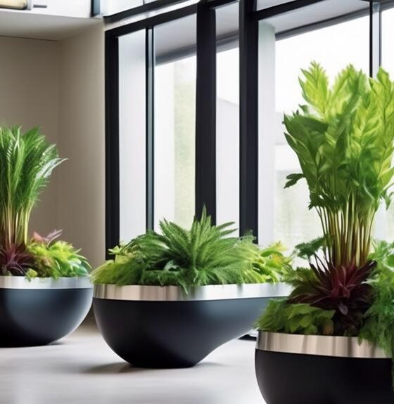 water free planters for healthy plants