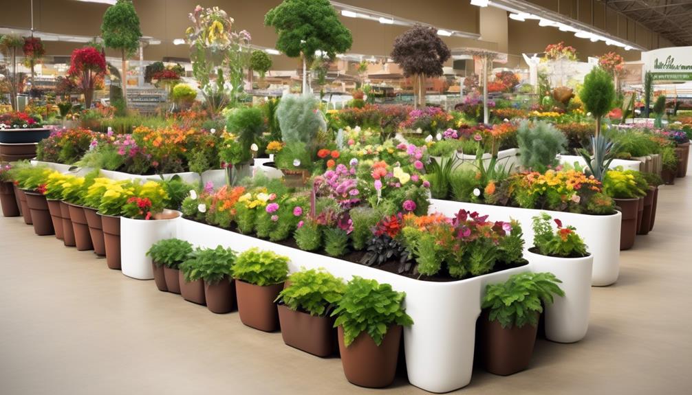 wide selection of plants
