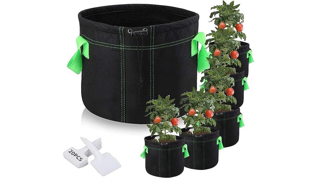 7 gallon plant growing bags