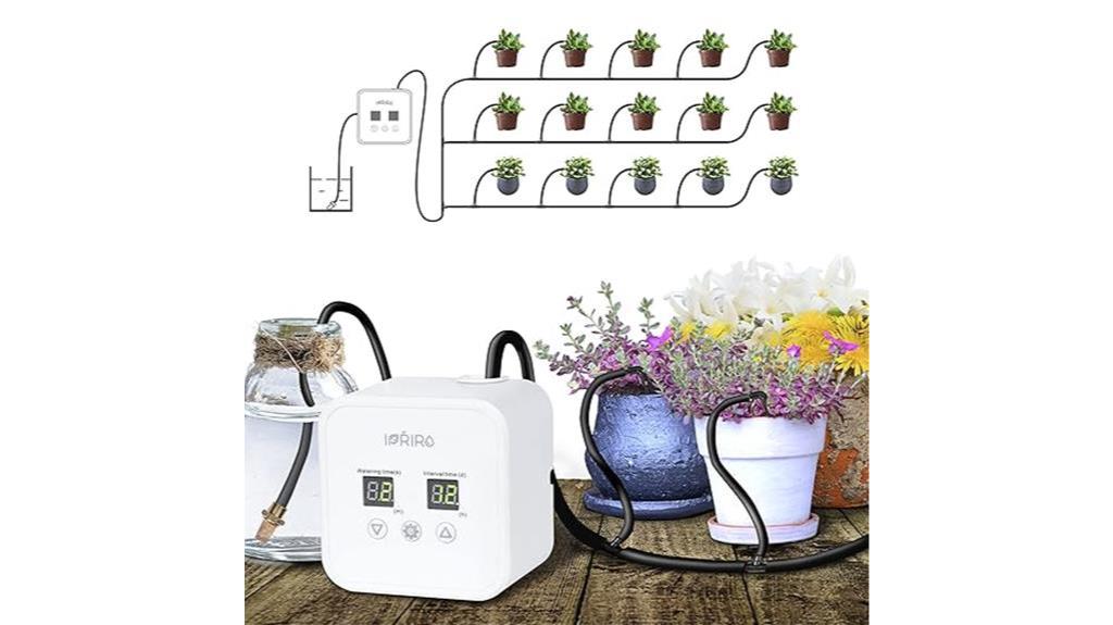 automated watering system for houseplants