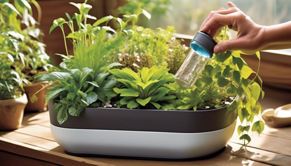 choosing self watering container gardens