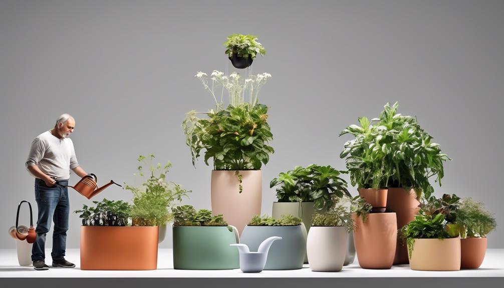 choosing self watering planters effectively