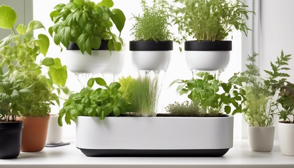 choosing self watering pots for herbs