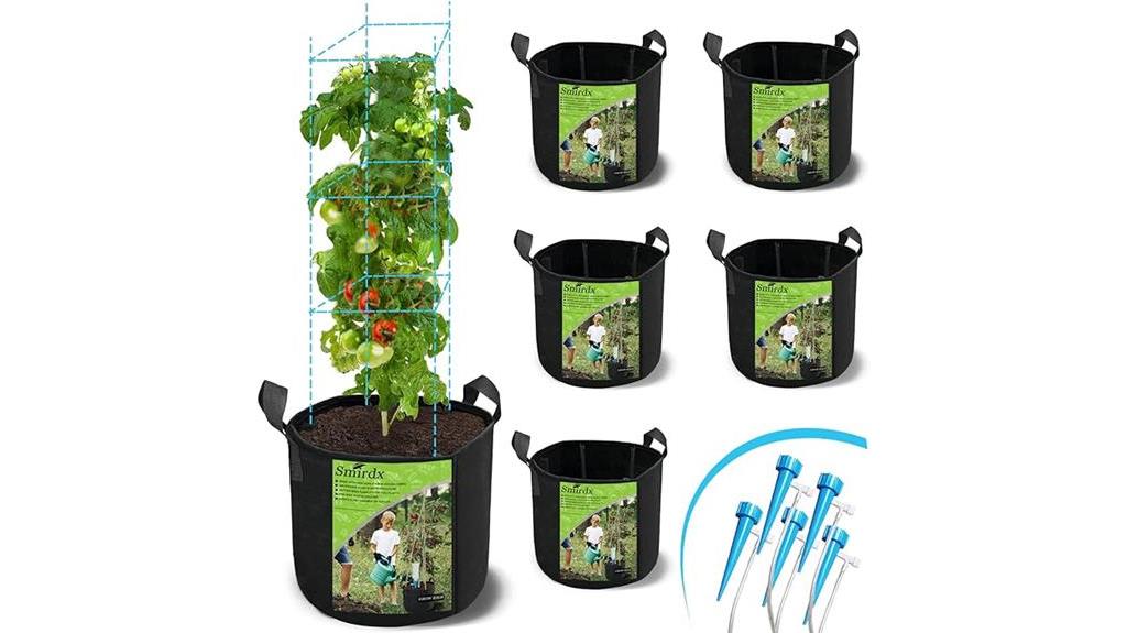 self watering grow bags for plants