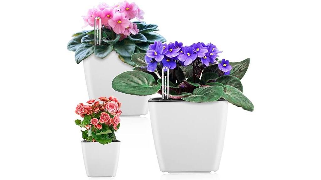 self watering planters for indoor plants