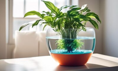 self watering pots for indoor plants